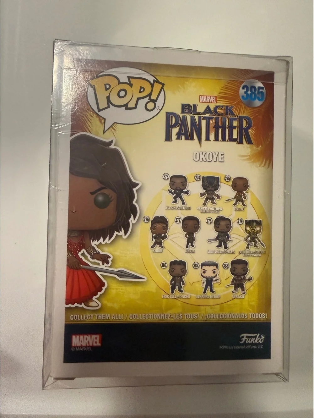 Funko Pop! Marvel Black Panther Okoye #385 2018 Fall Convention Exclusive